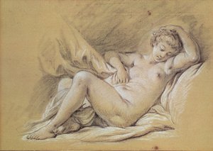 Nude Woman on a Bed